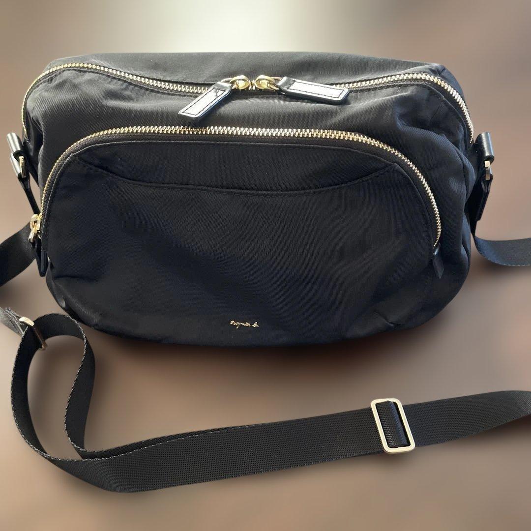 アニエスベー ナイロンショルダーバッグ FT-03A-05 ナイロンショルダーバッグ ”Maron” FT03A－05（ショルダーバッグ