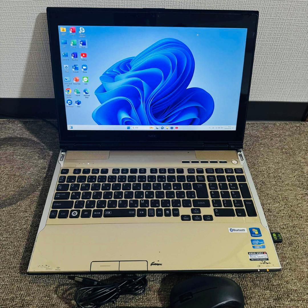 S233 NECノートパソコンi7高速SSDサクサクWindows11オフィス付 LAVIE N13 NEC ノートパソコン 13.3型/ Core i7 1355U/ メモリ 16GB