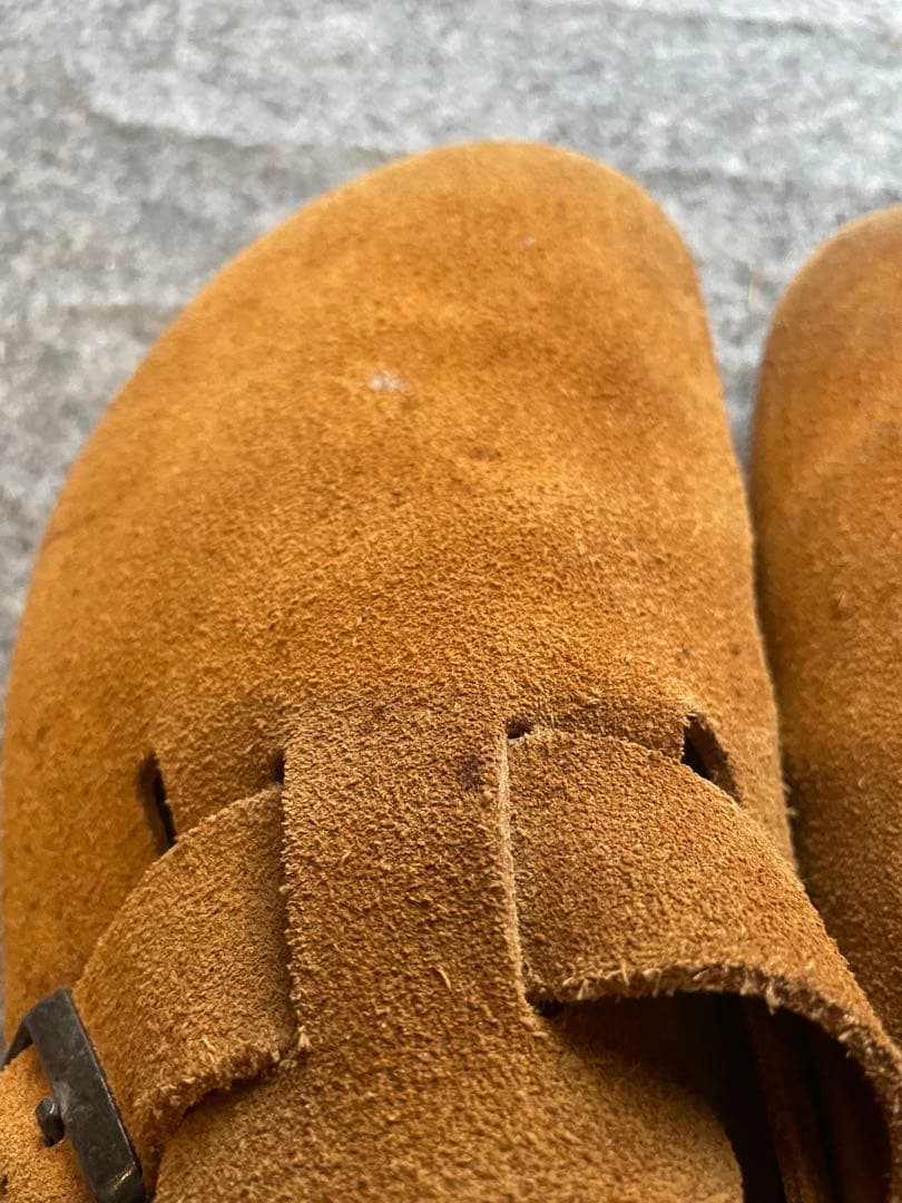 ビルケンシュトック　ボストン　サボ　スエード　　　サンダル　26.5cm