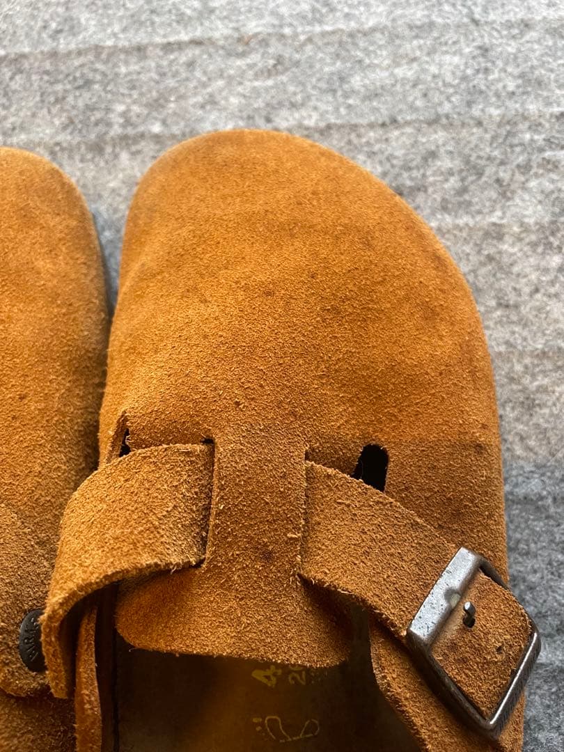 ビルケンシュトック　ボストン　サボ　スエード　　　サンダル　26.5cm