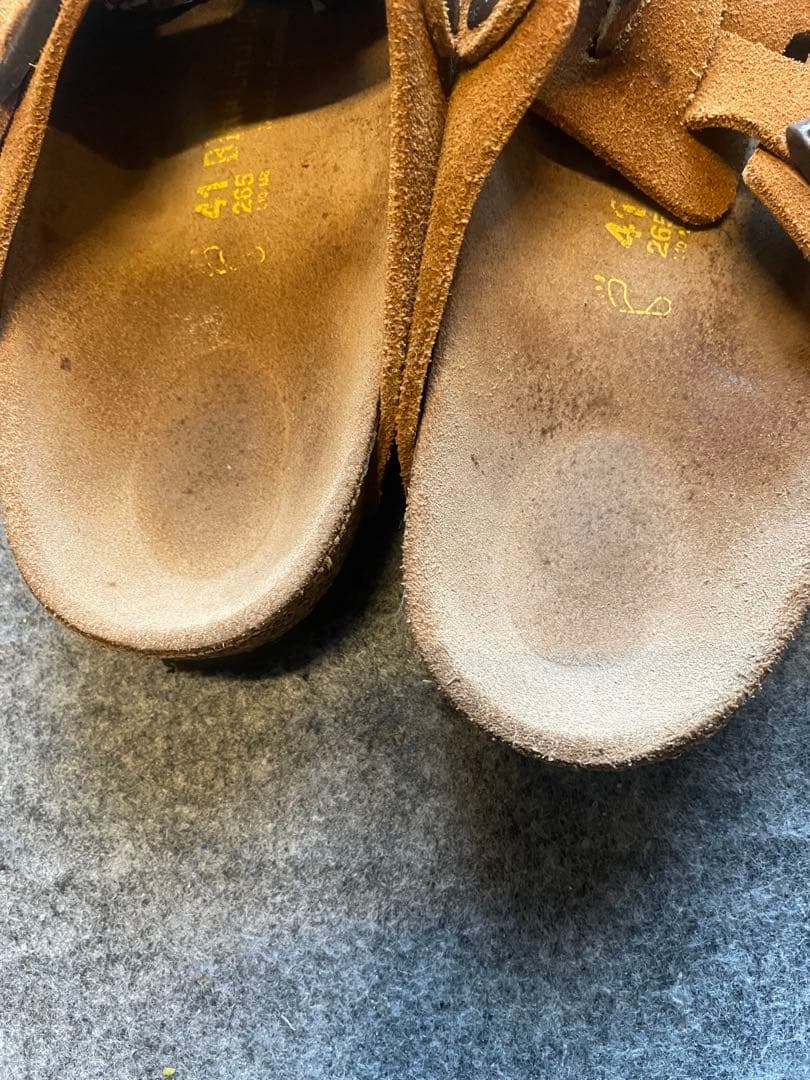 ビルケンシュトック　ボストン　サボ　スエード　　　サンダル　26.5cm