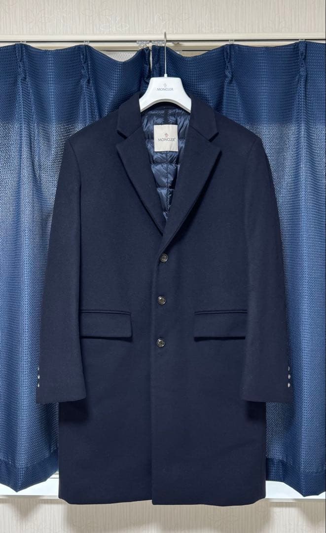モンクレール チェスターコート ダウン　ネイビー 楽天市場】MONCLER モンクレール 国内正規 LESPA GIUBBOTTO レスパ