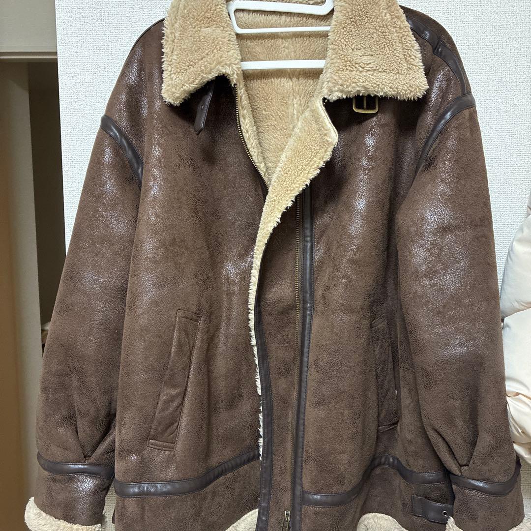 美品！LEPSIM レプシィム B3フライトジャケット ボアブルゾン - メルカリ