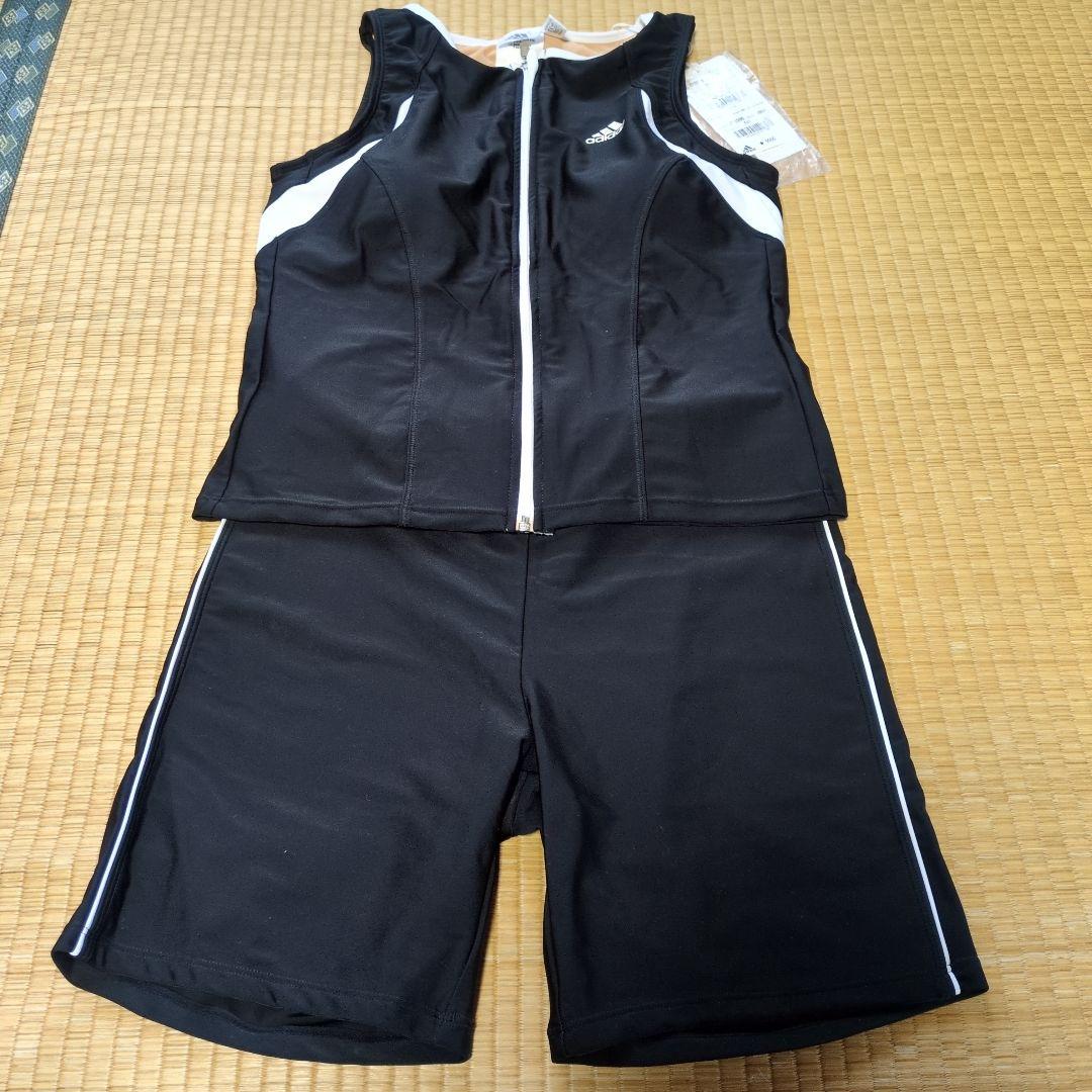 adidas ブラック セパレート水着　3L adidas 3 Bars 水着 黒 | Swiminn ワンピース水着