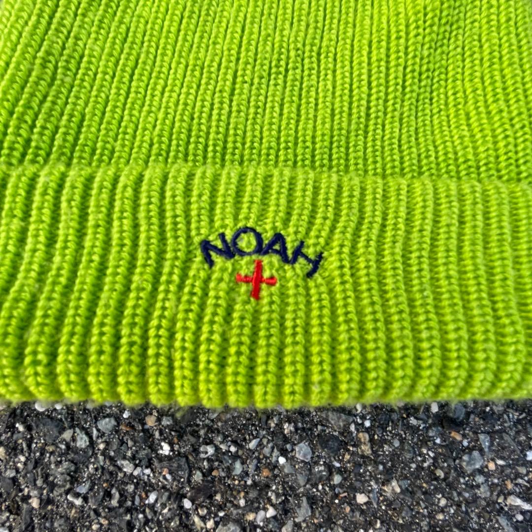 NOAH ビーニー ニット帽 ライムグリーン ゲッコーグリーン 黄緑 レア