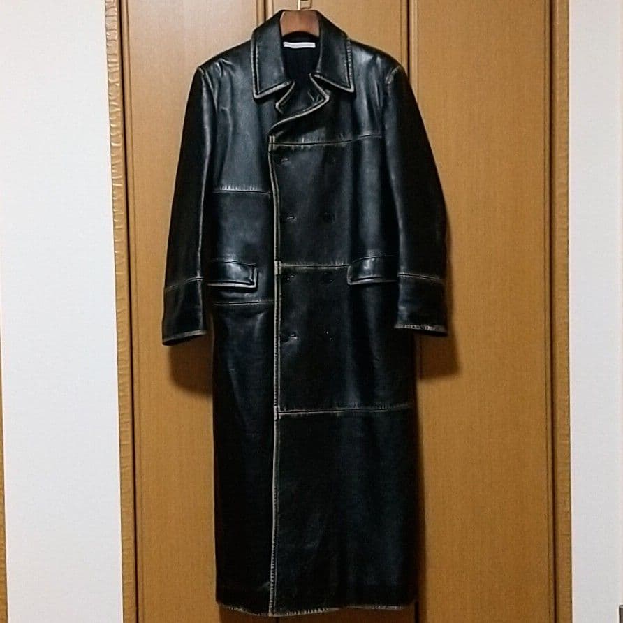 JOHN LAWRENCE SULLIVAN レザーコート 46 ブラック 黒 - メルカリ