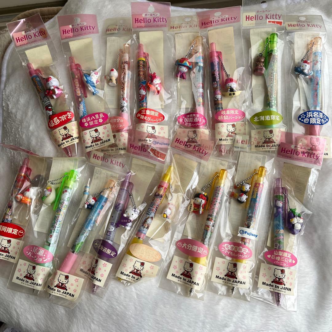 Hello Kitty ご当地ボールペン 16本セット ご当地】HELLO KITTY シャープペン | 友禅工芸すずらん online shop