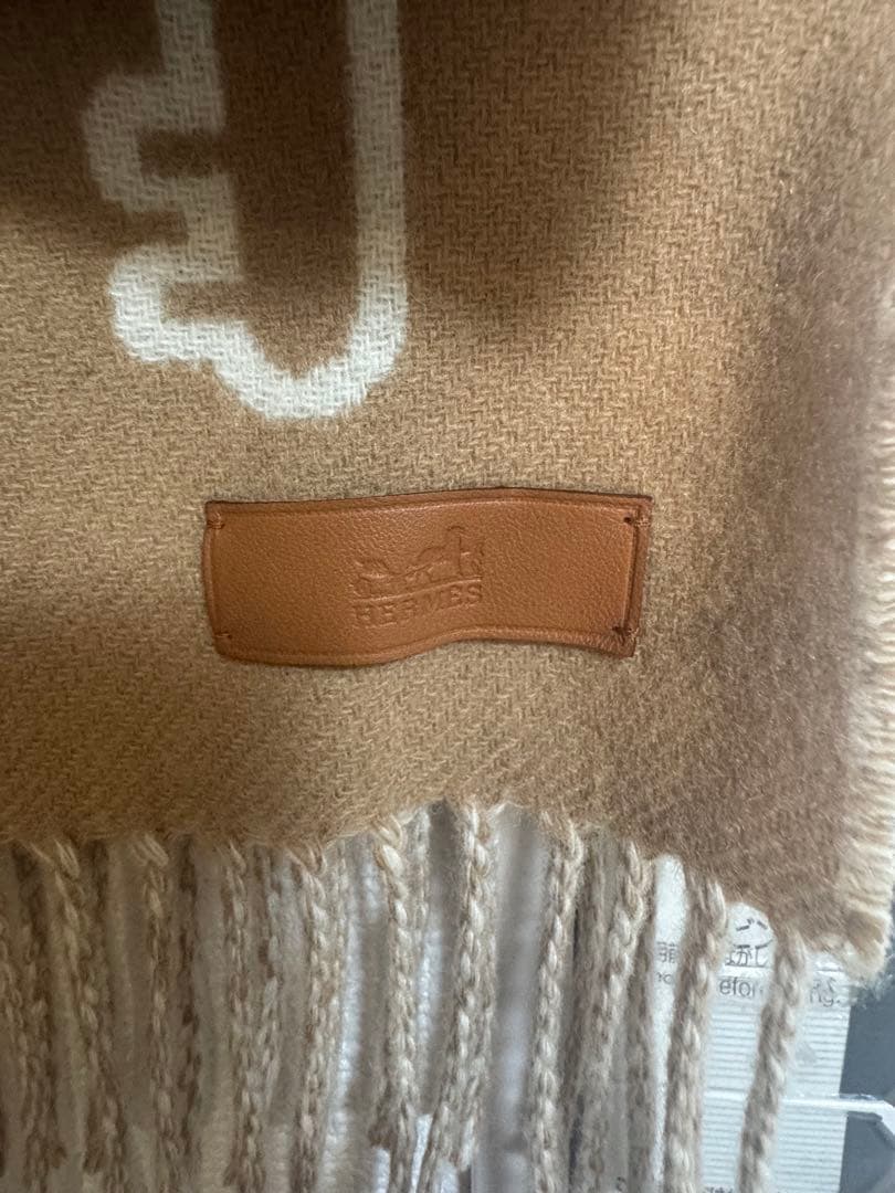 専用出品　【HERMES】カシミヤマフラー 《カザック・キーコレクション》
