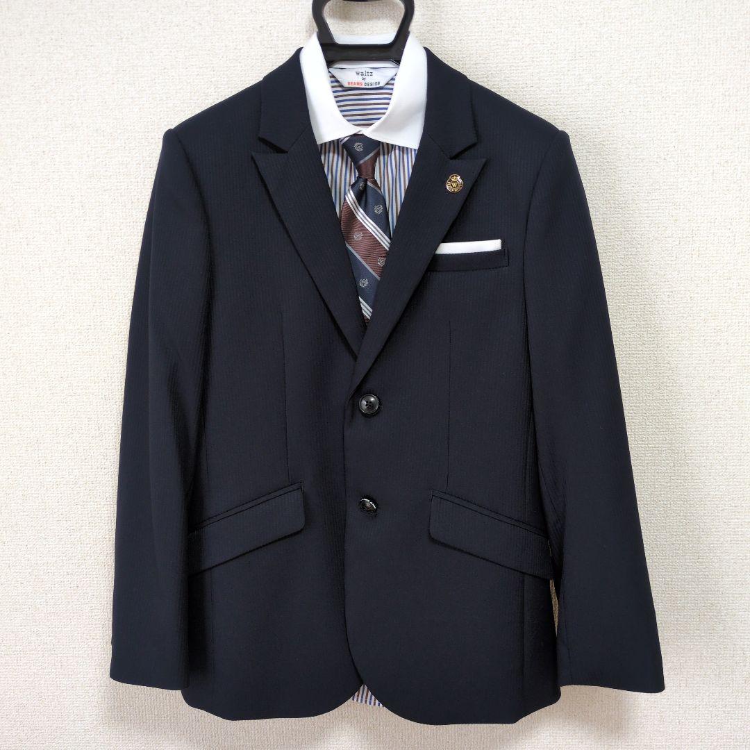 ✨️美品✨️waltz by BEAMS DESIGN 濃紺スーツ 160cm waltz by BEAMS DESIGN スーツ5点セット 160cm 160B フォーマル 卒業式