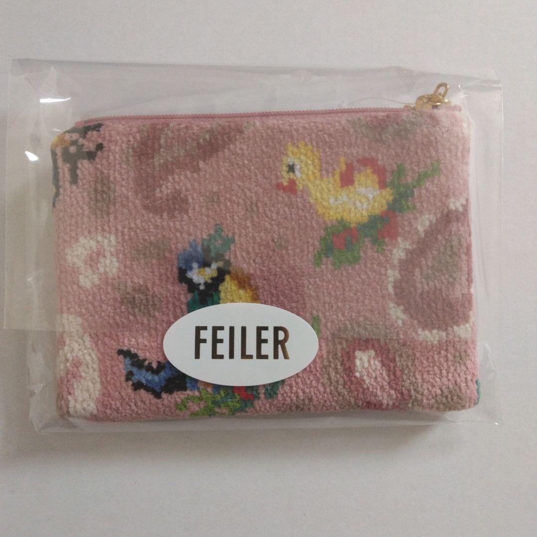 新品未使用 フェイラーポーチ 近沢レース ハイジペイズリー ティッシュ