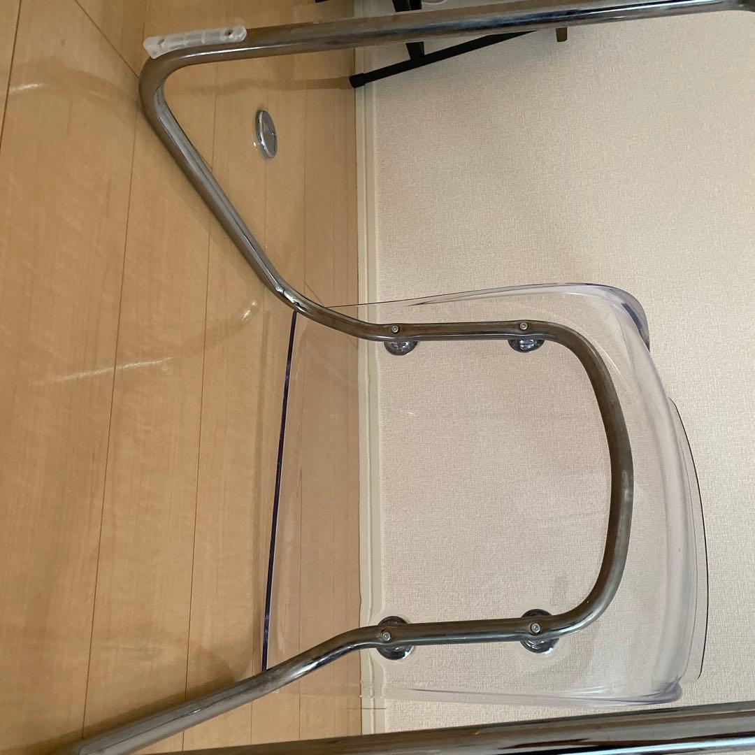 IKEAトービアス ダイニングチェア 椅子 クリアTOBIAS 透明 クリア