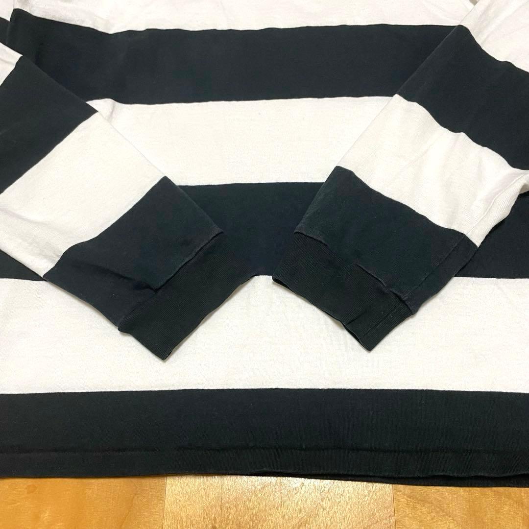 ✓激レア早い者勝ちXLサイズgoodenoughボーダーTシャツ黒白