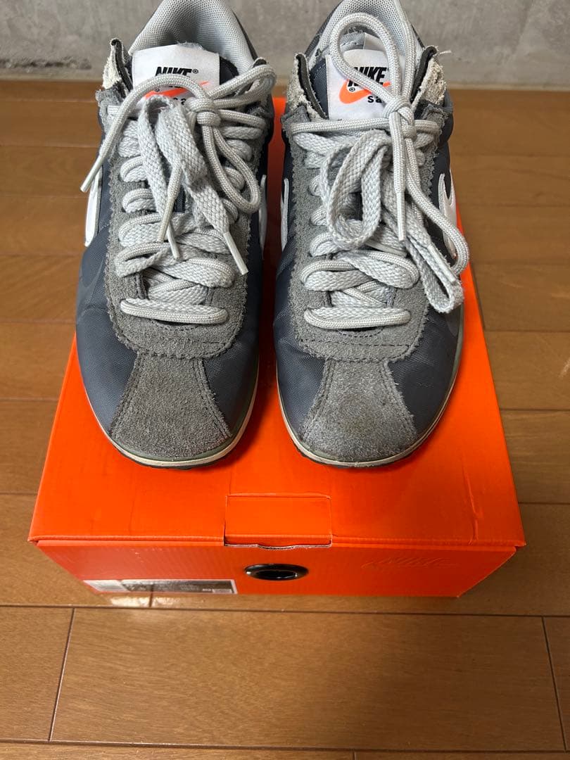 NIKE sacai CORTEZ SP 24cm アイアングレー - メルカリ