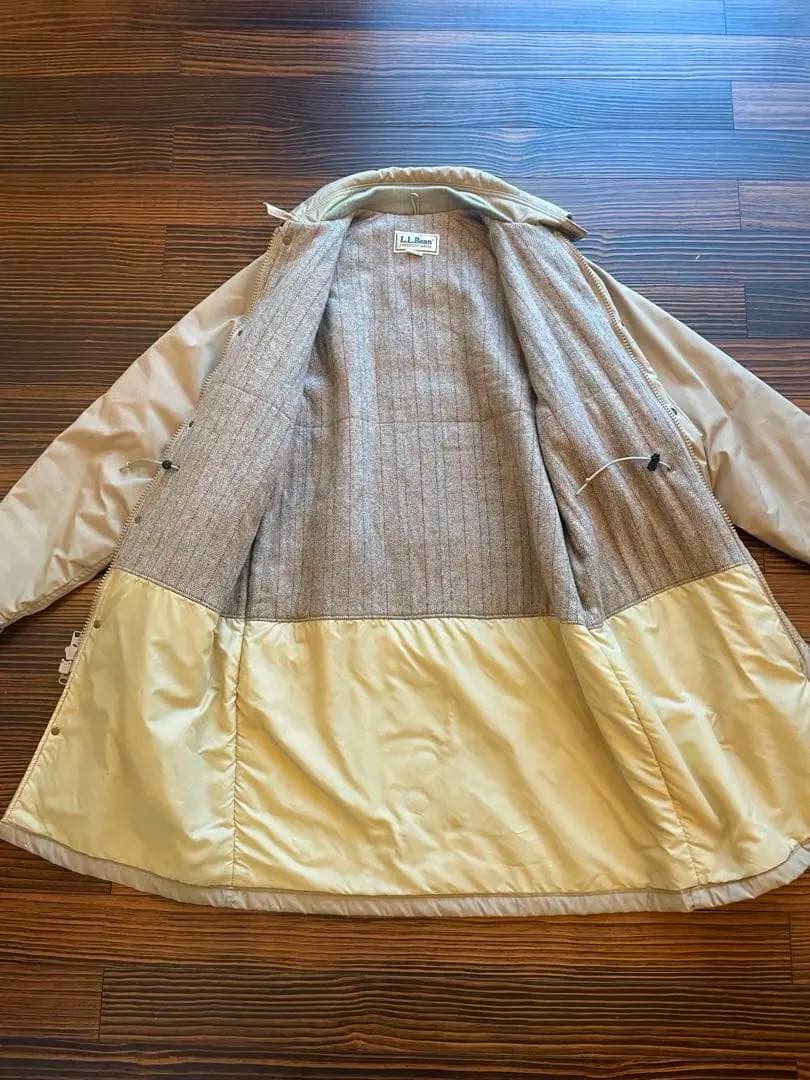 80's L.L.Bean Storm Coat 良品USA製 L ベージュ