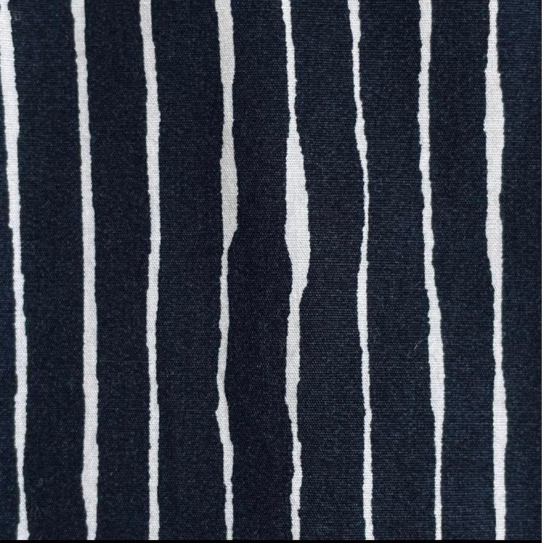 美品】マリメッコ シャツワンピース PICCOLO 縦縞 銀ボタン ピッコロ