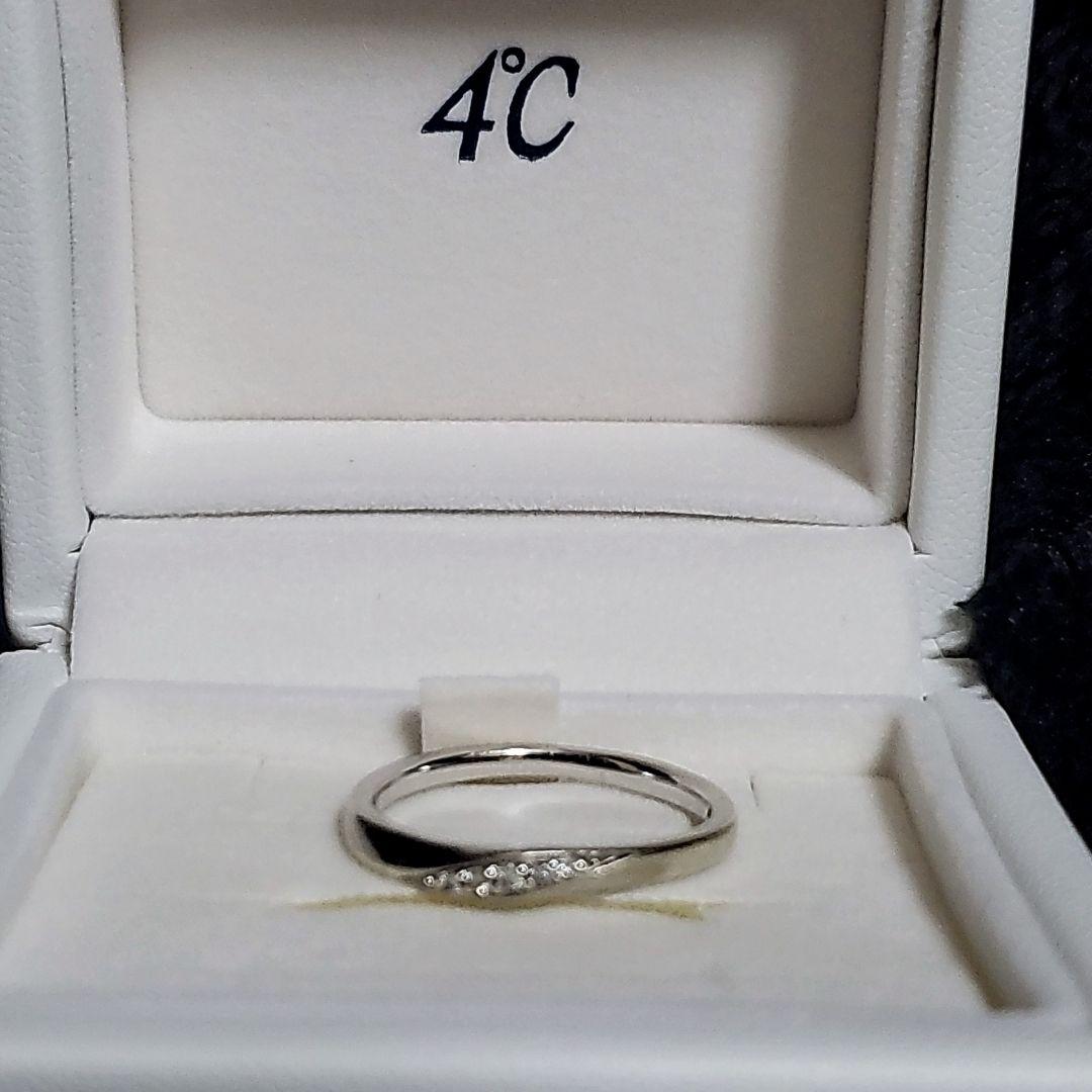 最終値下げ4℃ ヨンドシー箱無しk10ホワイトゴールドk10リング - メルカリ