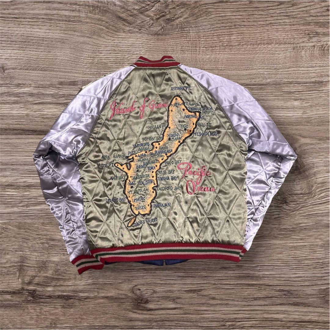 テーラー東洋 グアム スカジャン リバーシブル キルティング Lサイズ