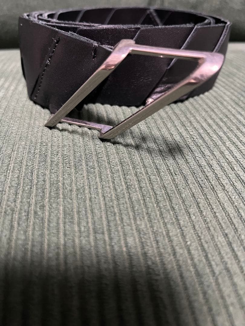 Bottega Veneta レザーベルト ボッテガヴェネタ BOTTEGA VENETA ベルト 2サイズ メンズ ブラック