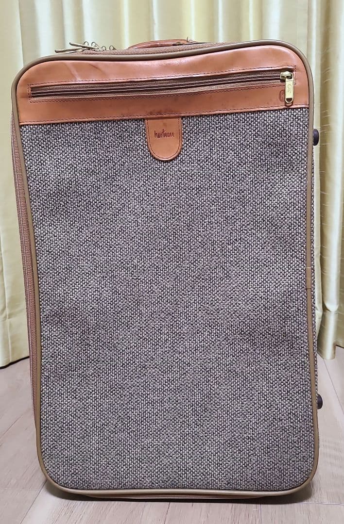 ハートマン キャリーケース ツイード/ベルティングレザー hartmann - ハートマン キャリーケース ツイード ベルティング スーツ