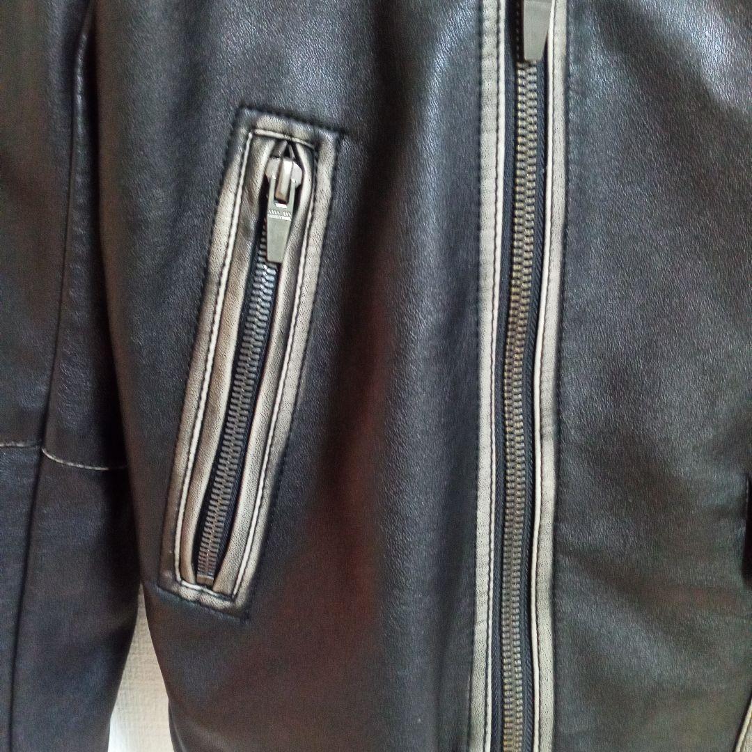 即完売品 美品】ZARA MAN ライダースジャケット ヴィンテージ加工