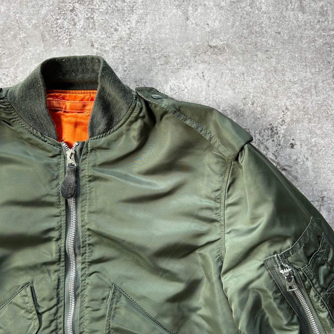 90s alpha アルファ MA-1 フライトジャケット USA製 XS - メルカリ