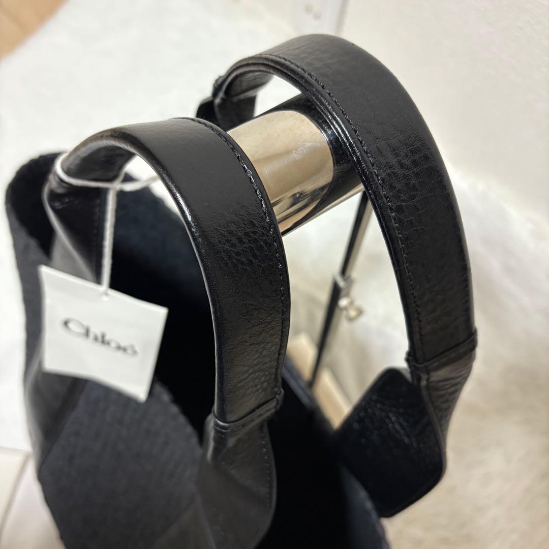 海様専用 【美品】【Chloe】WOODY ペーパー ラージバスケット - メルカリ