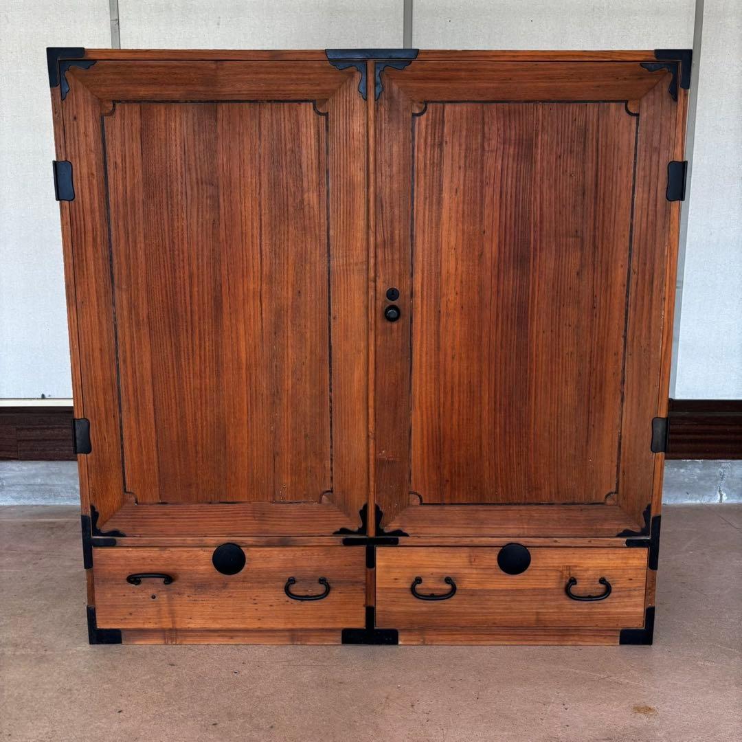 和箪笥 水屋箪笥 収納家具 アンティーク家具 チェスト 時代箪笥 和風