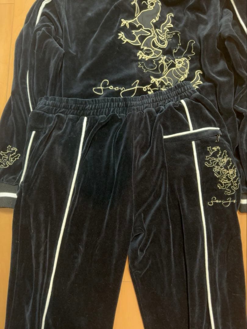ショーンジョン ベロア セットアップ 刺繍 SEAN JOHN - メルカリ