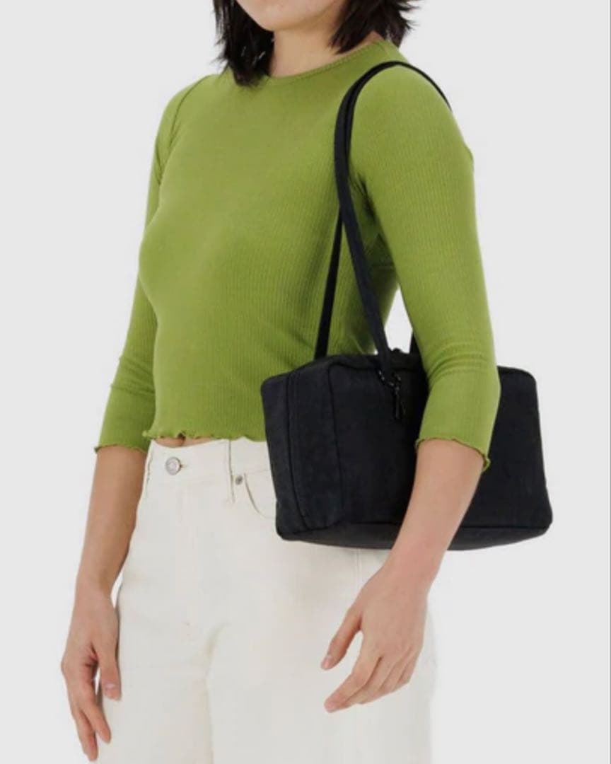 BAGGU NYLON BOWLER BAG 黒 バグゥ ナイロン バッグ - メルカリ