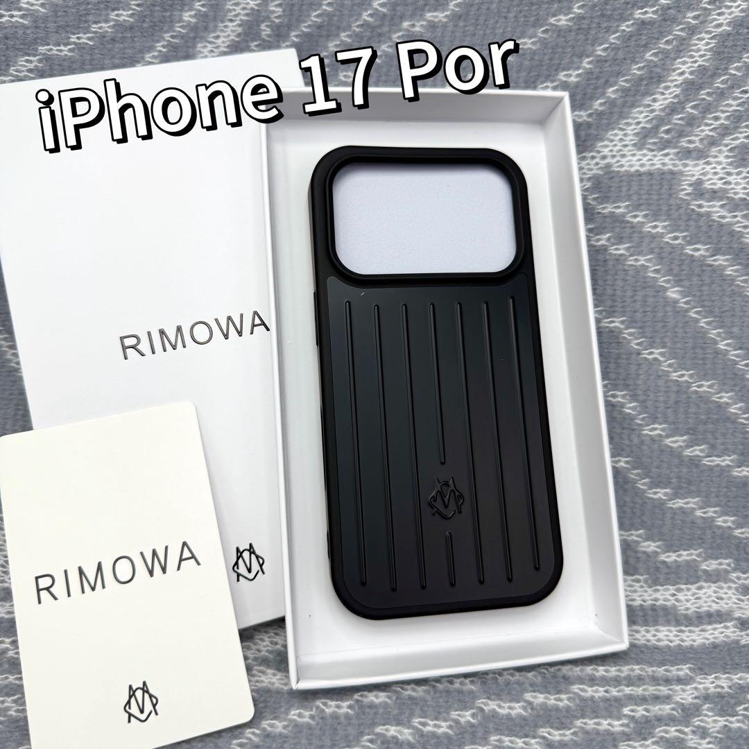 新品/未使用 RIMOWA リモワ iPhone17pro ケースブラック Aluminum iPhone 17 Pro Case | Black | RIMOWA