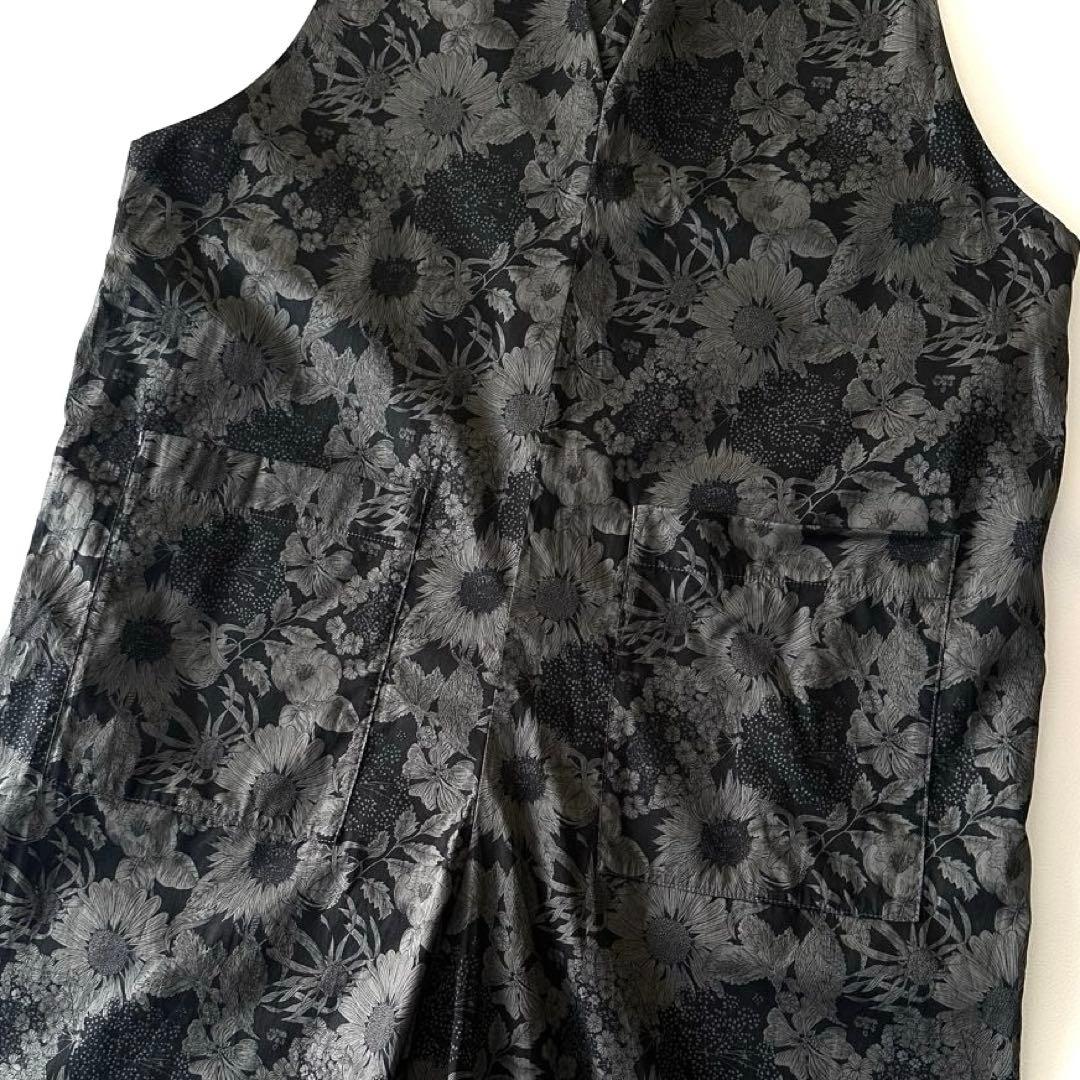 極美品 25SS 希少♪ アデュートリステス リバティ Vネックサロペット 薄手