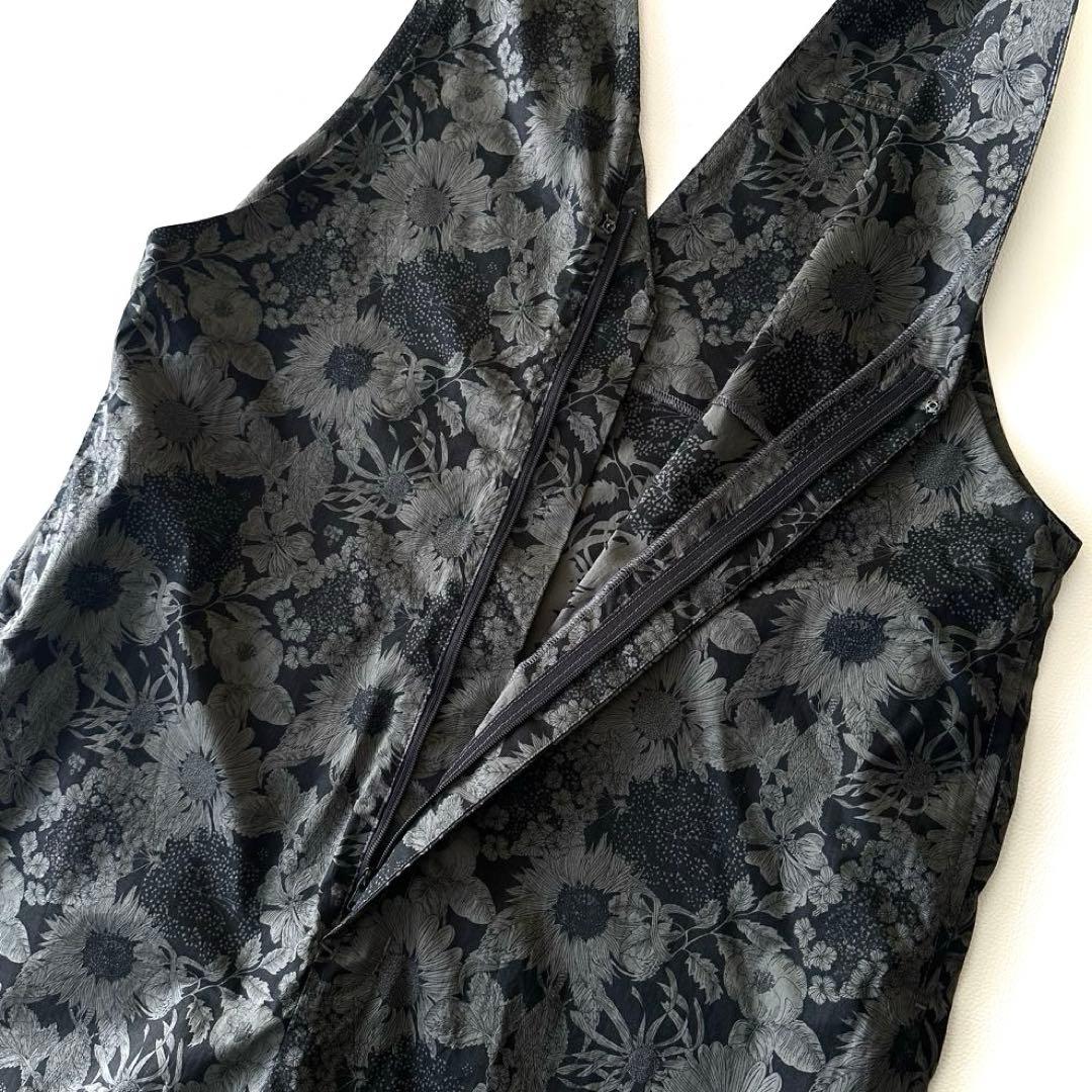 極美品 25SS 希少♪ アデュートリステス リバティ Vネックサロペット 薄手