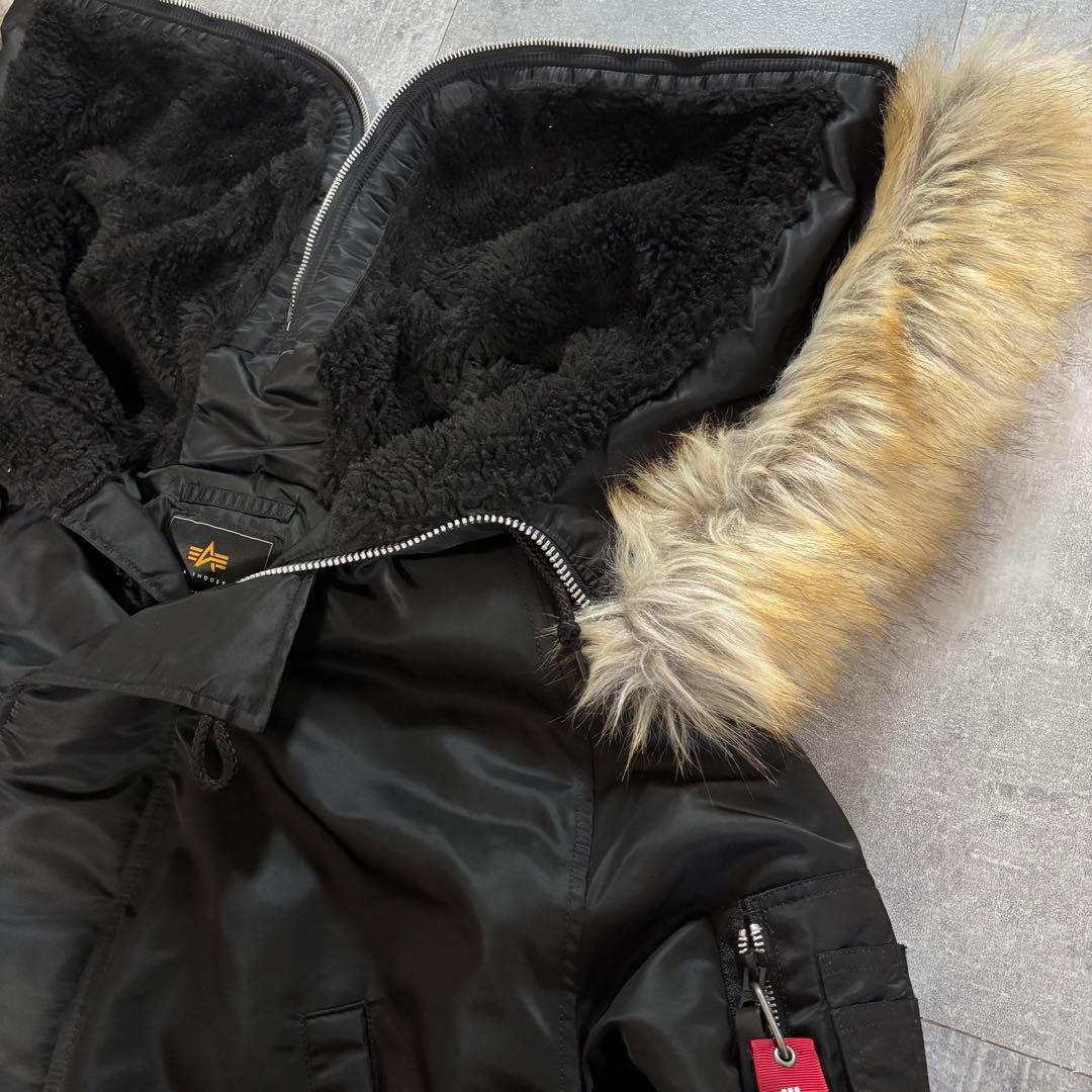 ALPHA アルファ N-2B フライトジャケット ブラック N2B M 短丈 - メルカリ