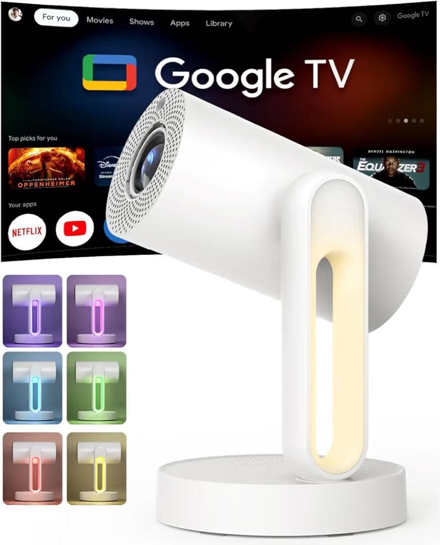 ETOE⭐️プロジェクター Google TV搭載 Netflix公式ライセンス Amazon.co.jp: 【オートフォーカス・Netflix公式ライセンス