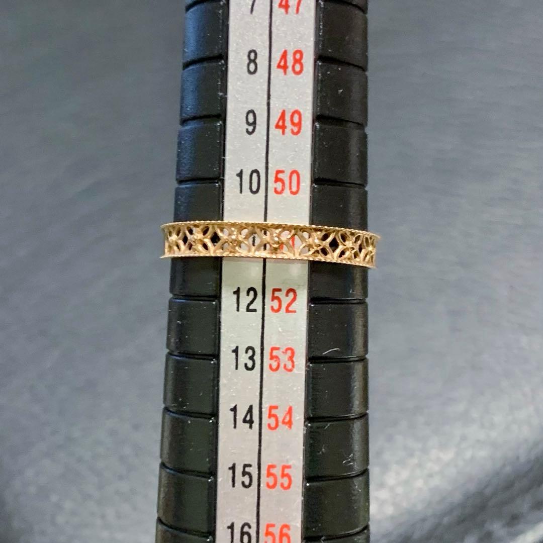 専用】K18PGデザインリング/11号/コンアフェット/con affetto - メルカリ