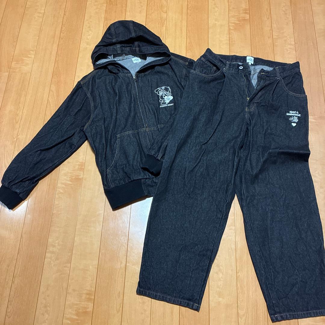 kaoyorinakamiセットアップ デニム生地 - メルカリ
