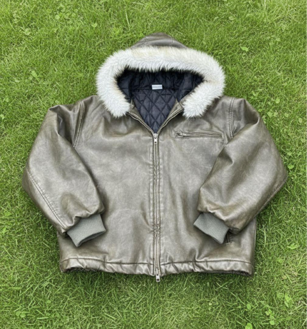 【美品】WISH FOR EVERY ブルゾン　カーキ色 サイズM WISH FOR EVER（ウィッシュフォーエバー） ブルゾン アウター メンズ