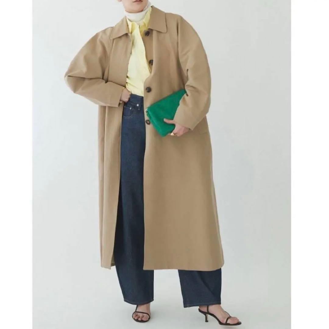 Curensology ステンカラーコート ベージュ38 - メルカリ