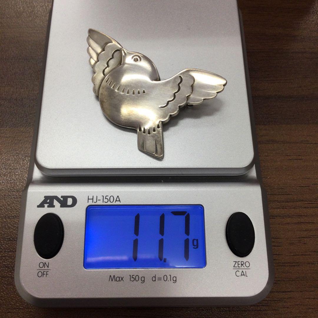 ジョージジェンセン 925Sブローチ バード ハト - メルカリ