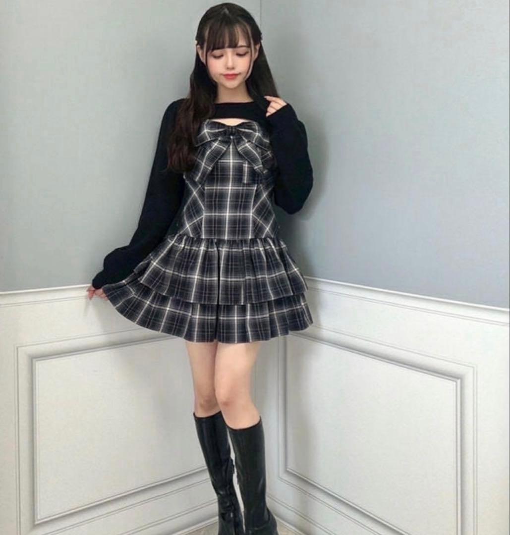 evelyn リボンボレロワンピース - メルカリ