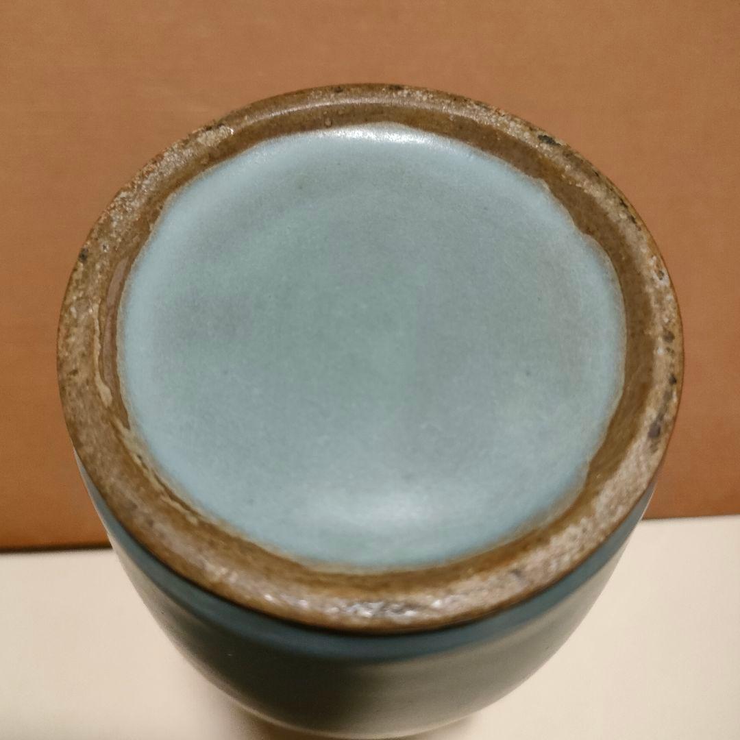 Q*t様 中国美術 月白釉 時代物 アンティーク 双耳花入 花瓶 仿汝窯