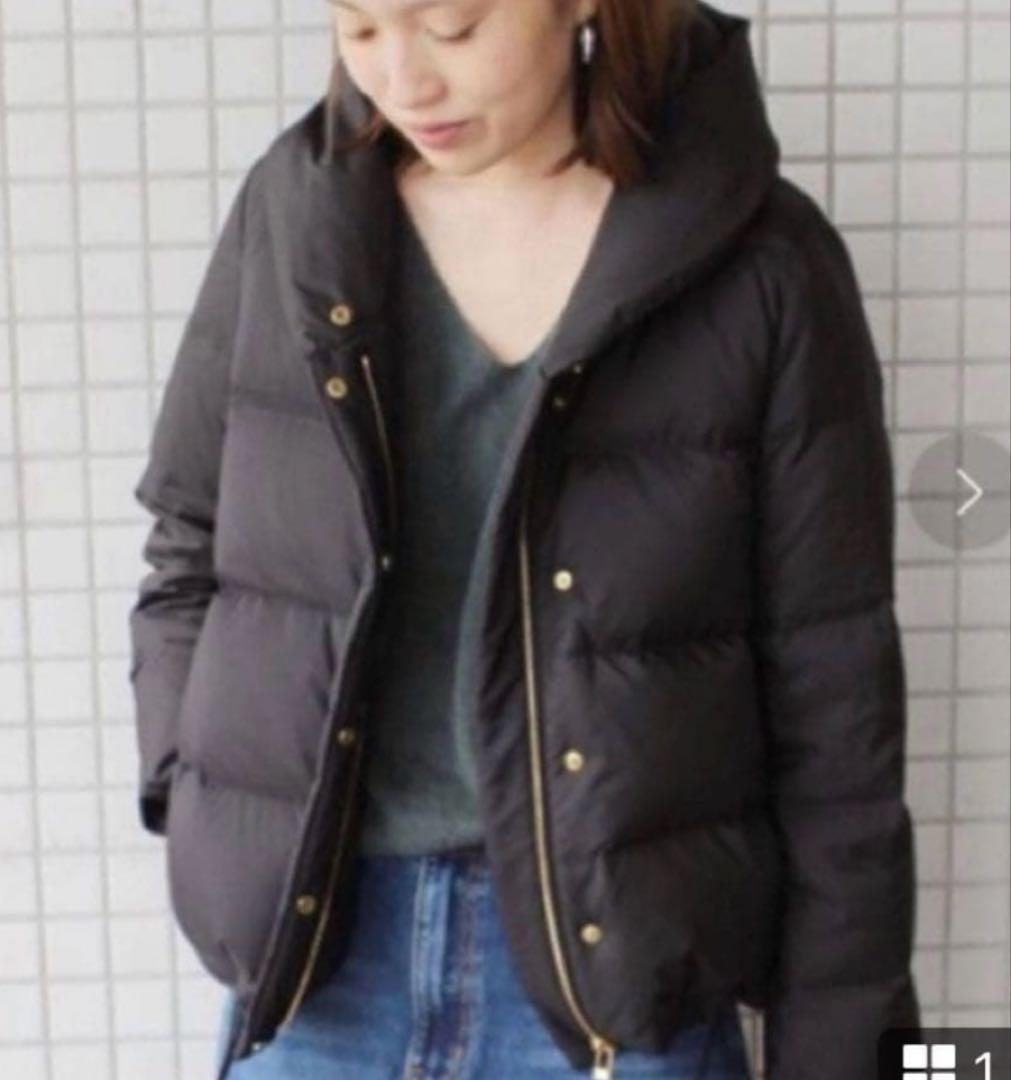 SLOBE IENA ダウンジャケット 38（ブラック） - メルカリ