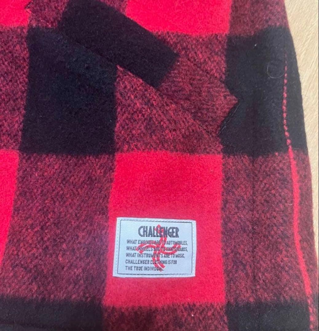 チャレンジャー18AW バッファローチェック柄ウールワークジャケット