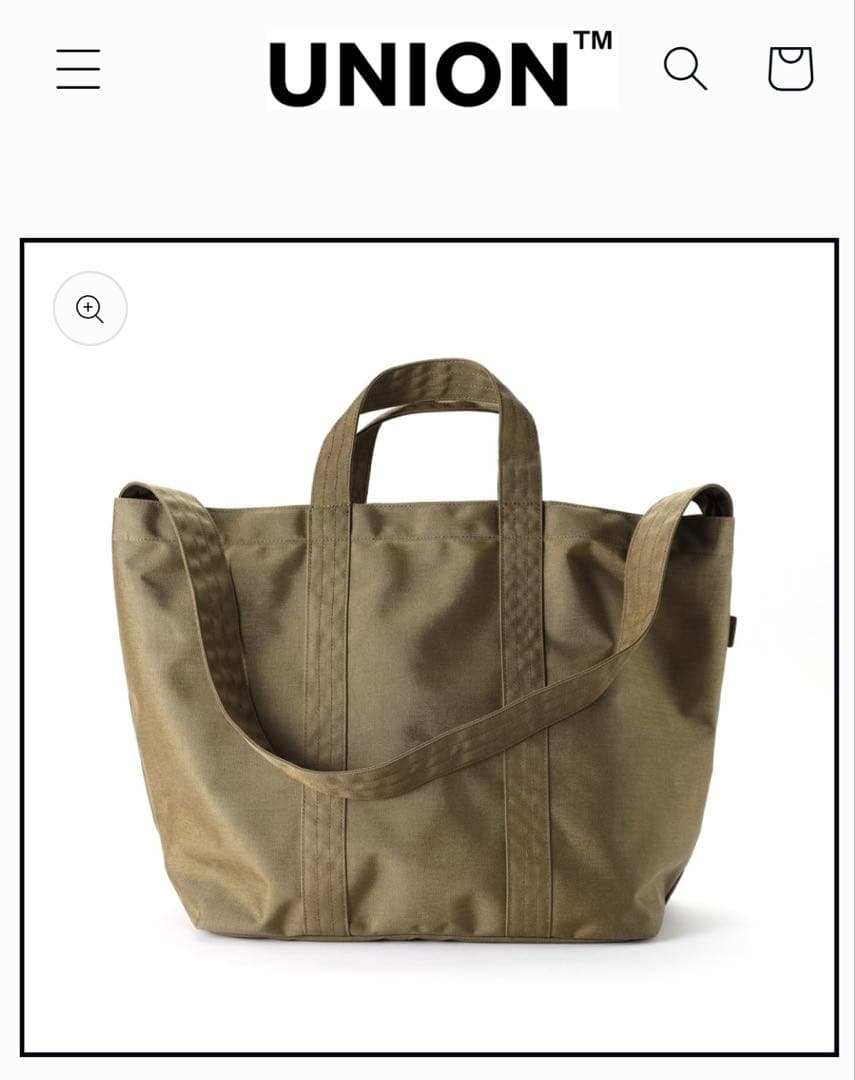 Union Classic 2way Tote Olive Drab - メルカリ