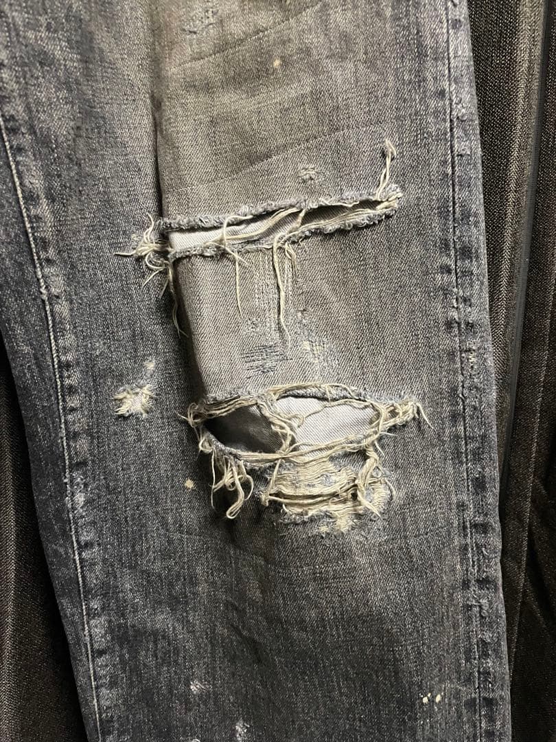 進藤大輝様専用TSY RIPPED WIDE STRAIGHT BLACK - メルカリ