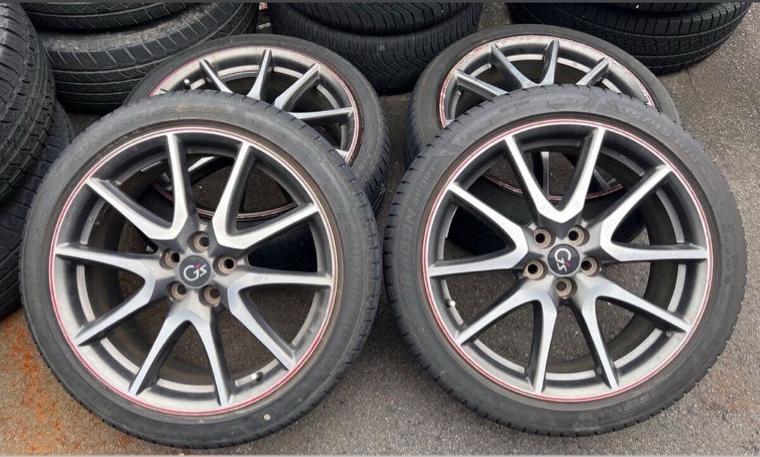 30 プリウス G's 純正ホイール 18インチ タイヤ付き 4本セット - メルカリ