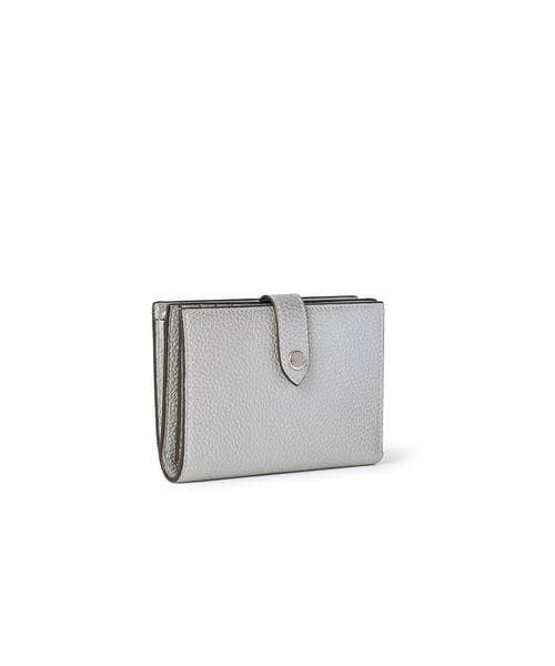 BONAVENTURA【季節限定・シルバー】　マルチ ミディアム ウォレット ベルテッド マルチ ウォレット シュリンクレザー (ミディアム)