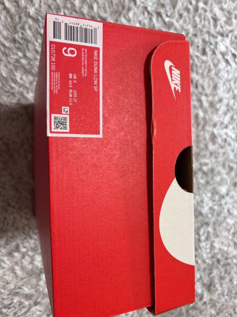 【新品未試着タグ付き/27㎝】NIKE DUNK LOW \"Kentucky\"