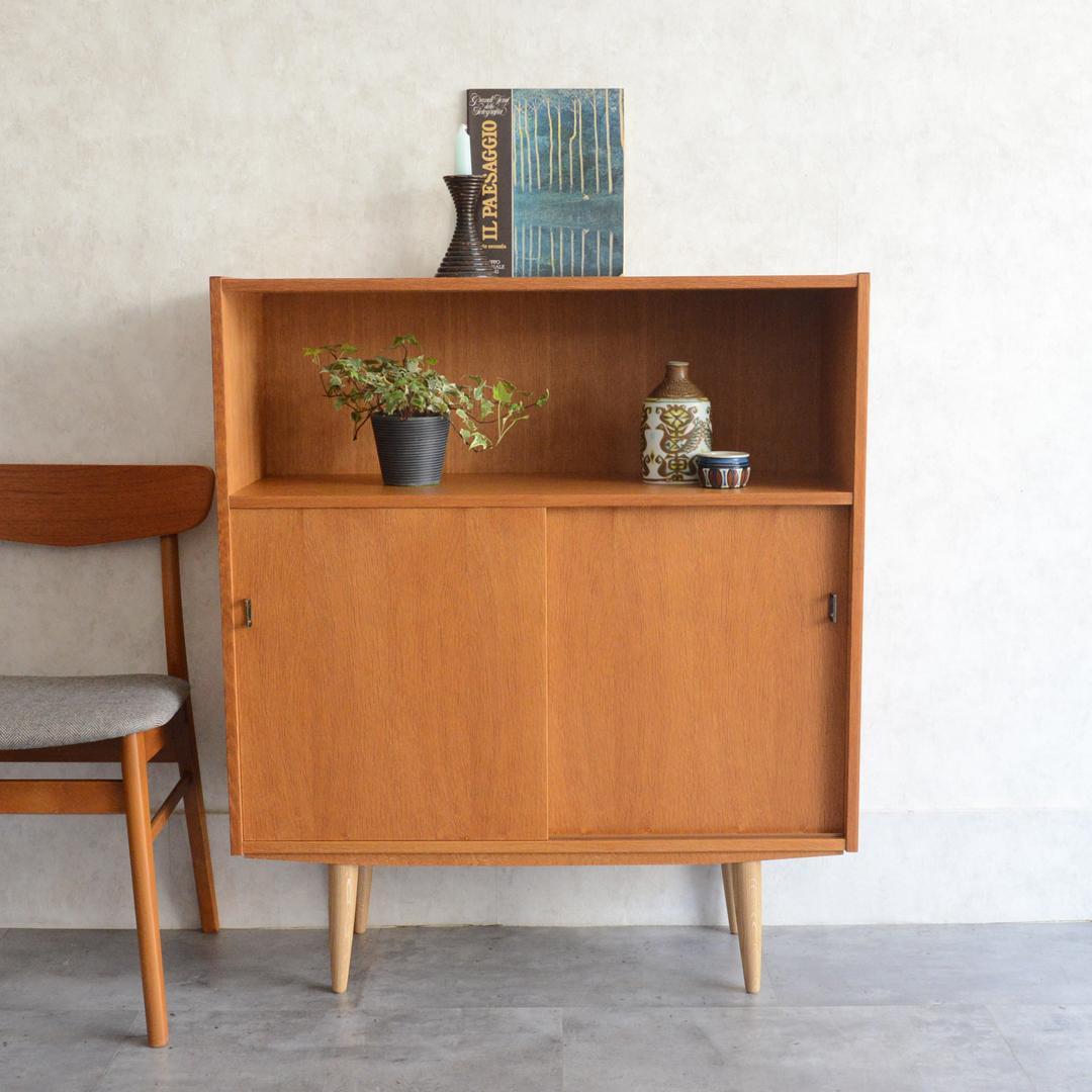 デンマーク 北欧ヴィンテージ オーク キャビネット 北欧家具 シェルフ