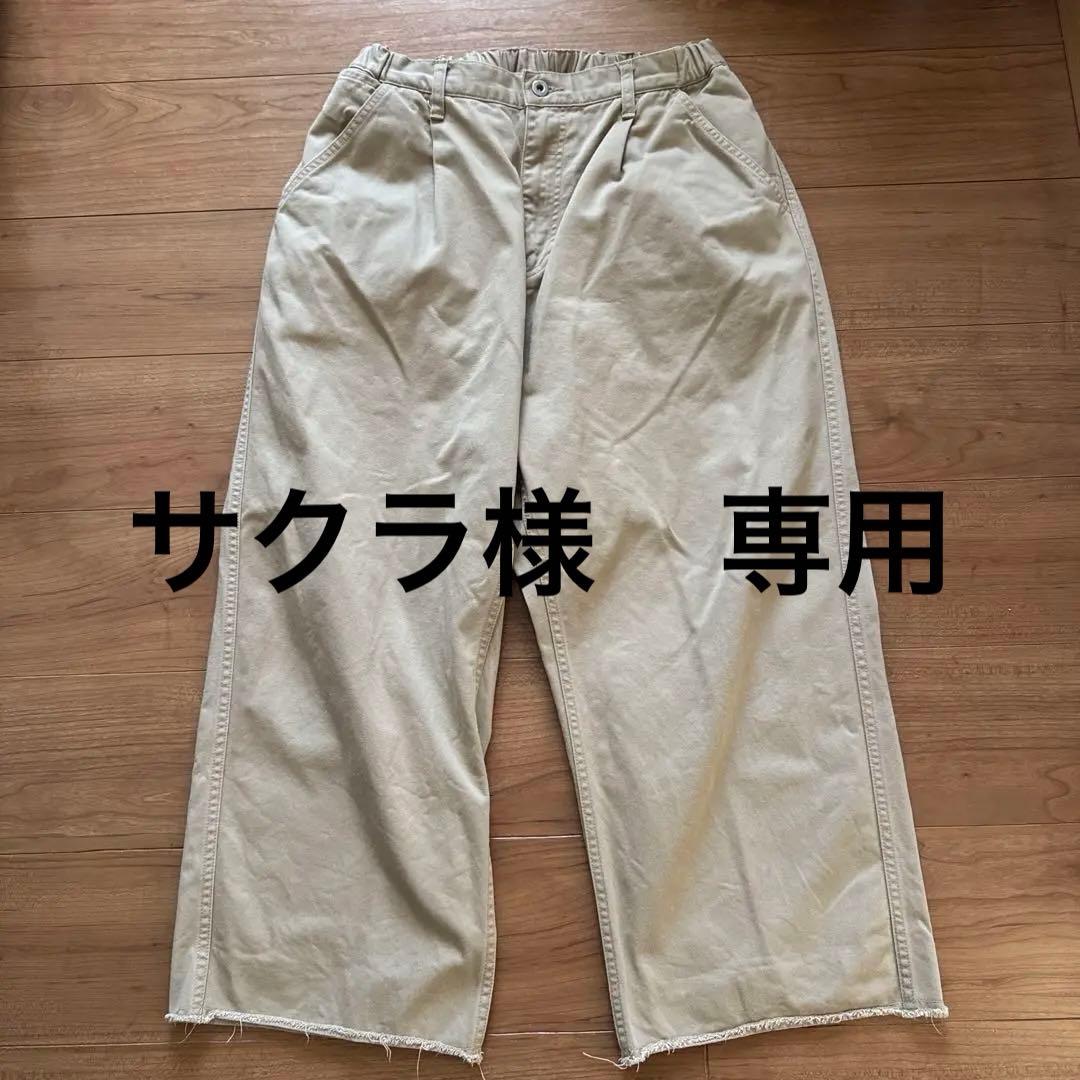 サクラ 　journal standard luxe ペインターパンツ 未使用 journal standard luxe 12OZデニムタックペインターパンツ